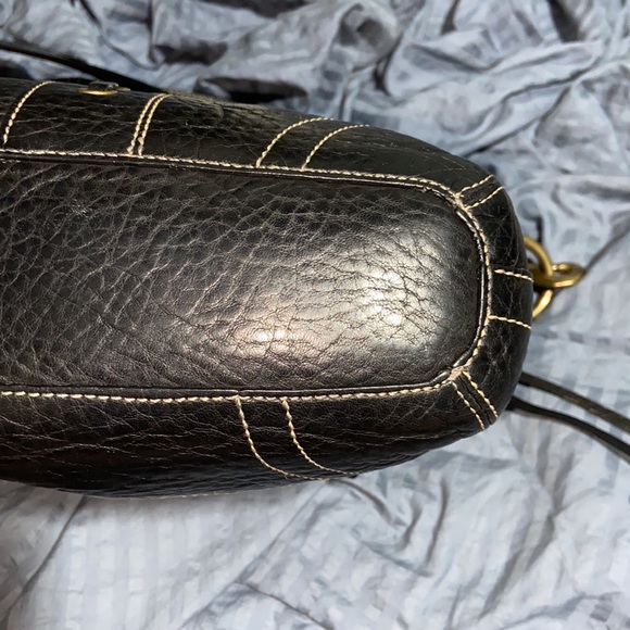 EUC VINTAGE COACH CHELSEA  LACED DUFFLE CROSSBODY SHOULDER BAG 10399 black - Picture 9 of 11